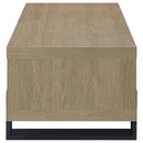  Coaster Furniture Dinard 723688 Engineered Wood Coffee Table - Latte IMAGE 5