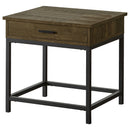  Coaster Furniture Byers 723778-S3 3-piece Lift Top Coffee and End Table Set - Brown Oak IMAGE 1