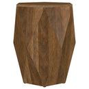  Coaster Furniture Zalika 724188-S3 3-piece Solid Wood Coffee and End Table Set - Natural IMAGE 3