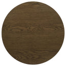 Coaster Furniture Kessler 735997 Round Sculptural Wood End Table - Brown IMAGE 2