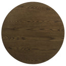  Coaster Furniture Kessler 735998 Round Sculptural Wood Coffee Table - Brown IMAGE 3