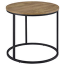  Coaster Furniture Lainey 736037 Round Occasional End Table - Mango IMAGE 7