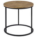  Coaster Furniture Lainey 736037 Round Occasional End Table - Mango IMAGE 9