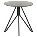  Coaster Furniture Hadi 736178-S3 3-piece Round SmartTop Coffee and End Table Set - Cement IMAGE 2