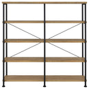  Coaster Furniture Analiese 801853 63-inch 4-shelf Double Bookshelf - Mango IMAGE 10