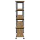  Coaster Furniture Analiese 801853 63-inch 4-shelf Double Bookshelf - Mango IMAGE 6
