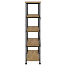  Coaster Furniture Analiese 802003 63-inch 4-shelf Bookshelf - Mango IMAGE 4