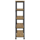  Coaster Furniture Analiese 802003 63-inch 4-shelf Bookshelf - Mango IMAGE 5