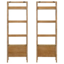  Coaster Furniture Fabian 802043 2-piece 3-shelf Bookshelf with Drawer  - Distressed Light Brown IMAGE 5