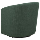  Coaster Furniture Mossbrook 903222 Fabric Upholstered Swivel Accent Chair - Green IMAGE 11