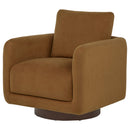  Coaster Furniture Iris 903256 Fabric Upholstered Swivel Accent Chair - Rust IMAGE 11
