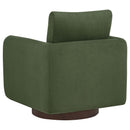  Coaster Furniture Iris 903257 Fabric Upholstered Swivel Accent Chair - Matcha IMAGE 10