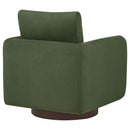  Coaster Furniture Iris 903257 Fabric Upholstered Swivel Accent Chair - Matcha IMAGE 11