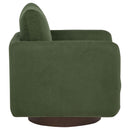 Coaster Furniture Iris 903257 Fabric Upholstered Swivel Accent Chair - Matcha IMAGE 2