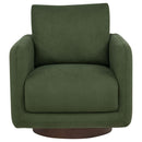 Coaster Furniture Iris 903257 Fabric Upholstered Swivel Accent Chair - Matcha IMAGE 6