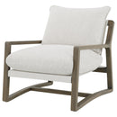  Coaster Furniture Geneva 907509 Boucle Upholstered Wood Arm Accent Chair - Sand IMAGE 11