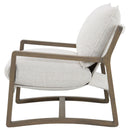  Coaster Furniture Geneva 907509 Boucle Upholstered Wood Arm Accent Chair - Sand IMAGE 3