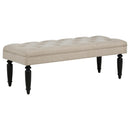  Coaster Furniture Marsha 915160 52-inch Upholstered Entryway Accent Bench - Latte IMAGE 2