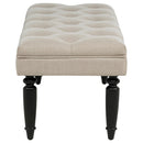  Coaster Furniture Marsha 915160 52-inch Upholstered Entryway Accent Bench - Latte IMAGE 3