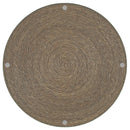  Coaster Furniture Halden 930270 Round Woven Seagrass Accent Side Table - Light Brown IMAGE 3