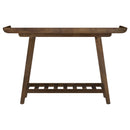  Coaster Furniture Ornelas 950415 46-inch Console Table with Slatted Shelf - Mango Brown IMAGE 2
