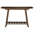  Coaster Furniture Ornelas 950415 46-inch Console Table with Slatted Shelf - Mango Brown IMAGE 9