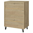  Coaster Furniture Brixton 950424 2-door Entryway Shoe Storage Cabinets - White Oak IMAGE 6