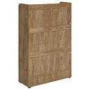  Coaster Furniture Denia 950425 3-tier Engineered Wood Shoe Cabinet - Mango IMAGE 10