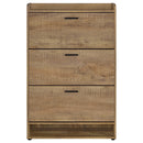  Coaster Furniture Denia 950425 3-tier Engineered Wood Shoe Cabinet - Mango IMAGE 2