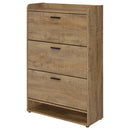  Coaster Furniture Denia 950425 3-tier Engineered Wood Shoe Cabinet - Mango IMAGE 6