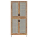  Coaster Furniture Teller 950440 80-inch 4-door Tall Shoe Storage Cabinet - Natural Oak IMAGE 11