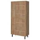  Coaster Furniture Teller 950440 80-inch 4-door Tall Shoe Storage Cabinet - Natural Oak IMAGE 9