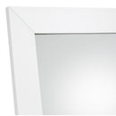  Coaster Furniture Cadence 961656 Tempered Glass Full Length Mirror - White High Gloss IMAGE 3