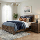  Homelegance Begonia King Platform Bed with Storage 1718KBR-1EK* IMAGE 9