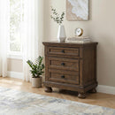  Homelegance Begonia 3-Drawer Nightstand 1718BR-4 IMAGE 5