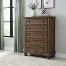  Homelegance Begonia 5-Drawer Chest 1718BR-9 IMAGE 5