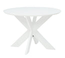 AUDEN WHITE WOOD DINING TABLE 20D2015WDDTW