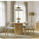 Auden Natural  48" Table + 4 Tate Natural Chairs