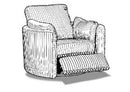 V4b0033P Power Swivel Recliner
