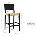 COSGROVE BLACK BARSTOOL 19D6292BLBS