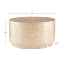 CAPIZ COFFEE TABLE 640253GLD01ASU