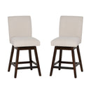 COHEN NATURAL SWIVEL COUNTER STOOL 2 PK 02860NAT02KDU