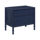 HAZEL NAVY 2 DRAWER NIGHTSTAND 21222NAVY01U