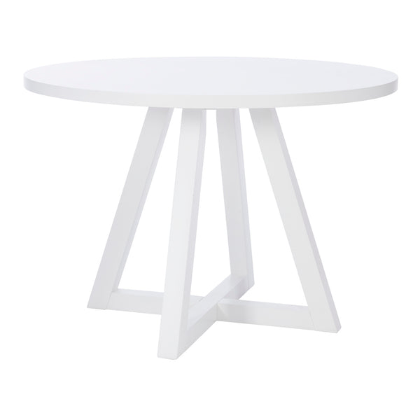 23LD1015RDTW MAUI WHITE ROUND DINING TABLE