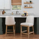 TORRES CRM UPHOLSTERED COUNTER STOOLS 239749CRM02ASU