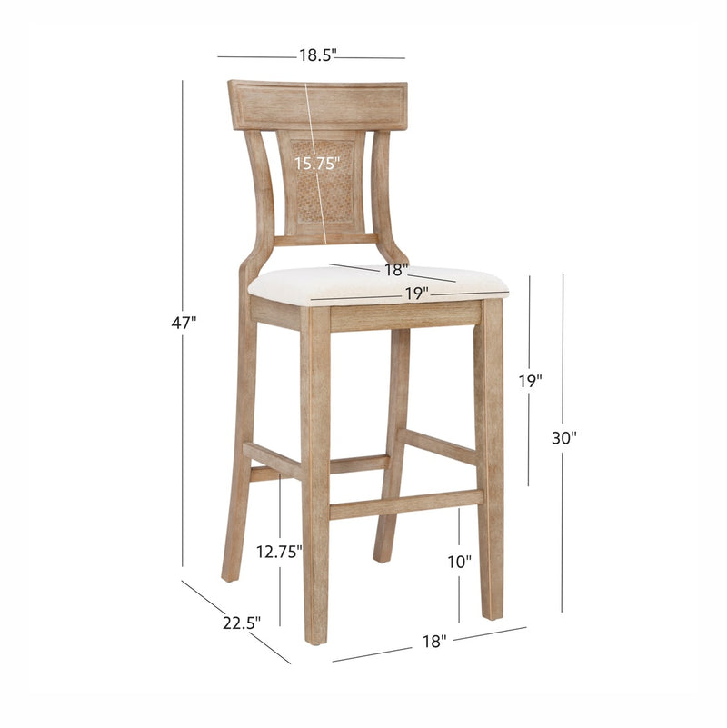 DUNCAN NATURAL BARSTOOL 023468NAT01U