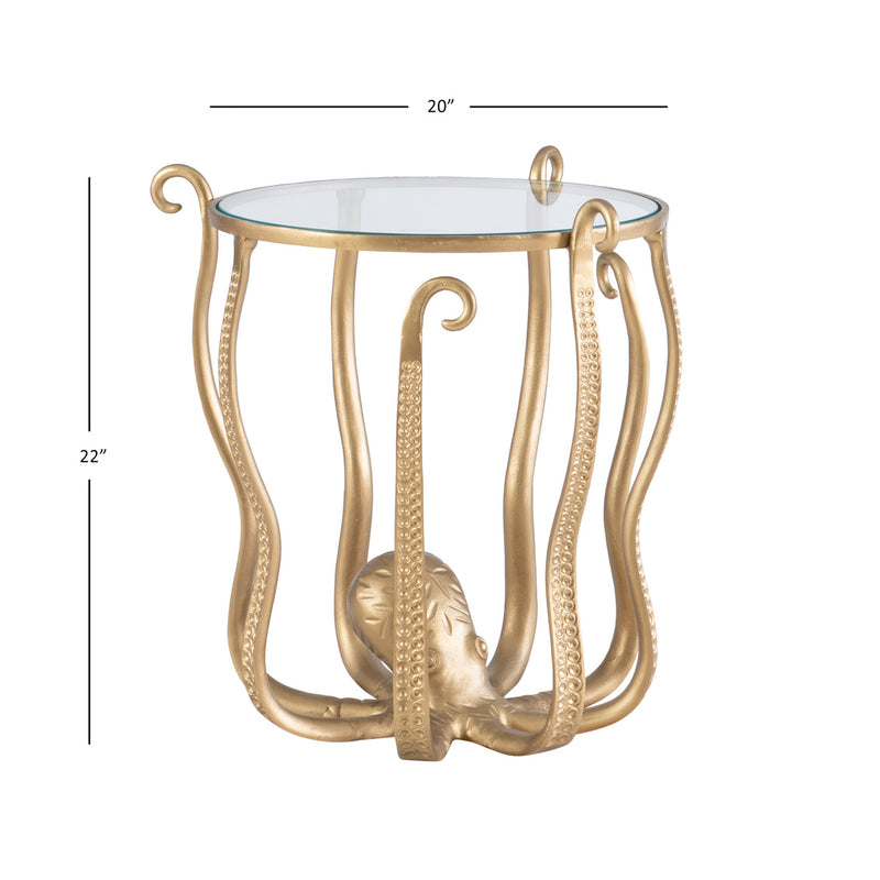 OCTAVIA ANT GOLD OCTOPUS TABLE ANT GOLD 20A2045G