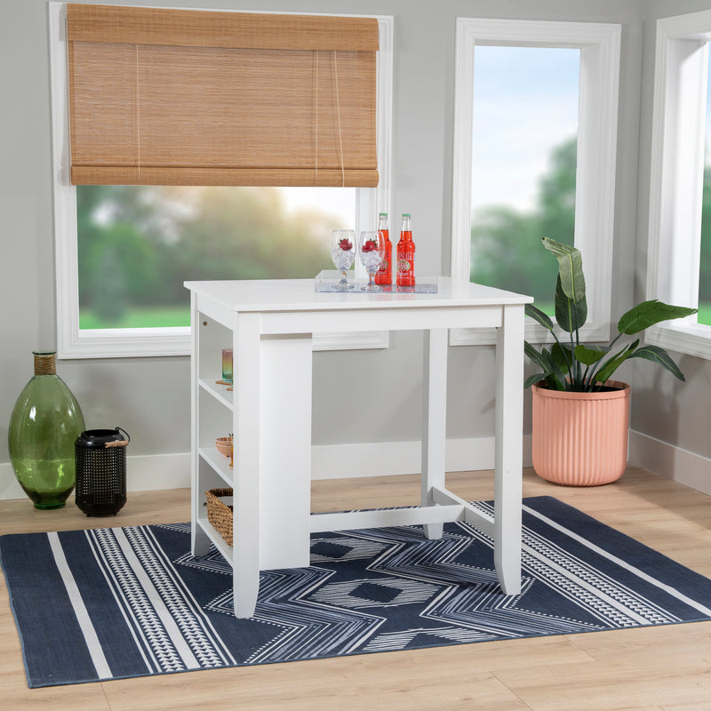 MAUI WHITE CTR HEIGHT SPACE SAVER TABLE 23LD1015CTSS