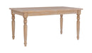 SHIRAZ NATURAL RECTANGLE OAK TABLE 034806LIN01U
