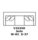 V2635R Sofa